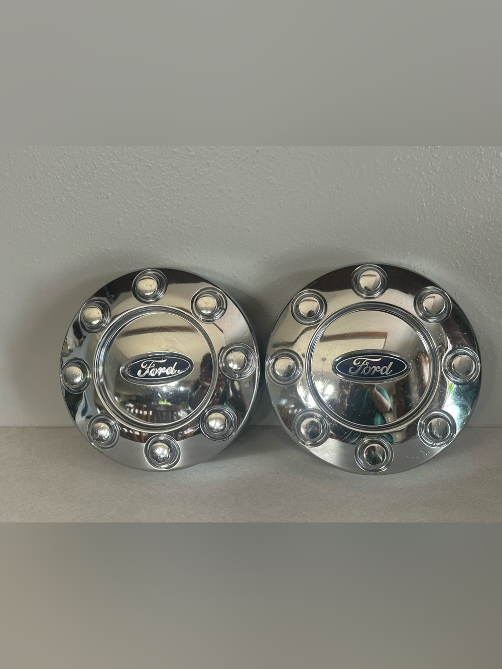 2005-2016 Super Duty F-350 Dually DRW Ford 17" Wheel Chrome Cap 2WD